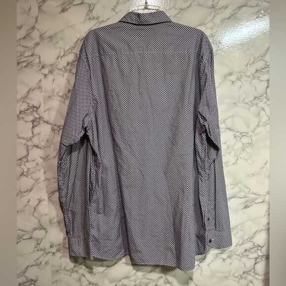 Ted Baker London Long Sleeve Circle Geo Print Shirt Size Mens S - Picture 11 of 11